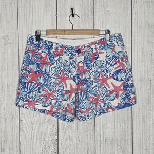 Lilly Pulitzer Callahan Shorts - She She Shells, Starfish Seashell - Size 8